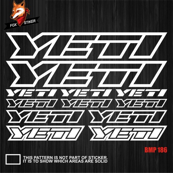 Bicycle Frame Decal Stickers   YETI-02